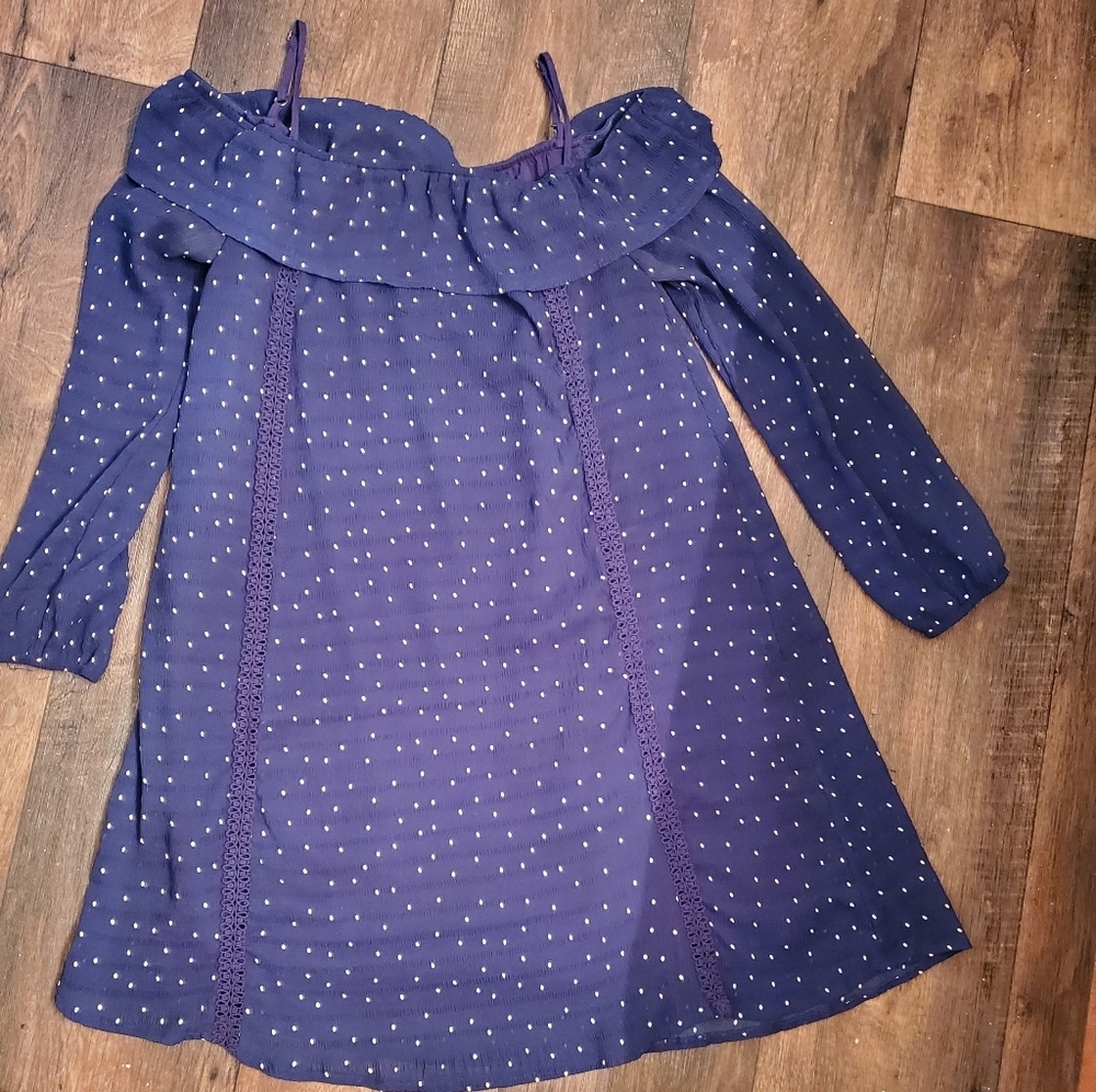 Blu Pepper | Off the shoulder Boho Dress